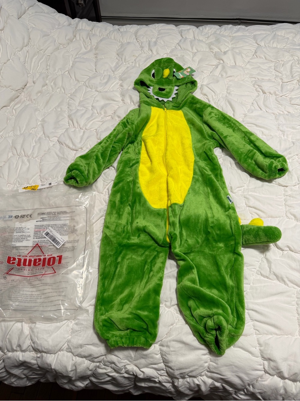 Toddler dinosaur costume size 120
